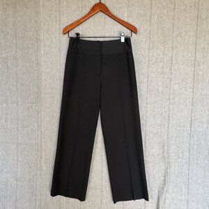 Christian Dior Boutique Paris Black Stretch Wool  Blend Straight Leg Trousers